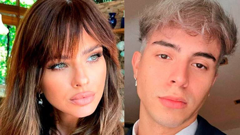 China Suárez mostró su sensual cambio de look y Rusherking reaccionó con picardía.
