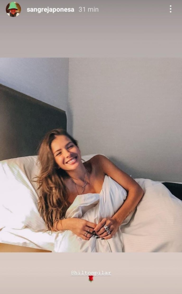 China Suárez posteó una sensual foto desde la cama y sorprendió a sus seguidores
