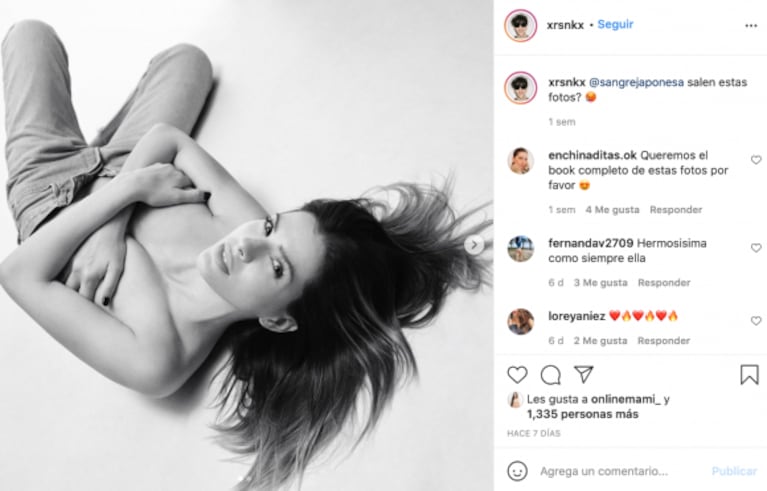 China Suárez protagonizó una sesión de fotos subida de tono tras su separación de Benjamín Vicuña