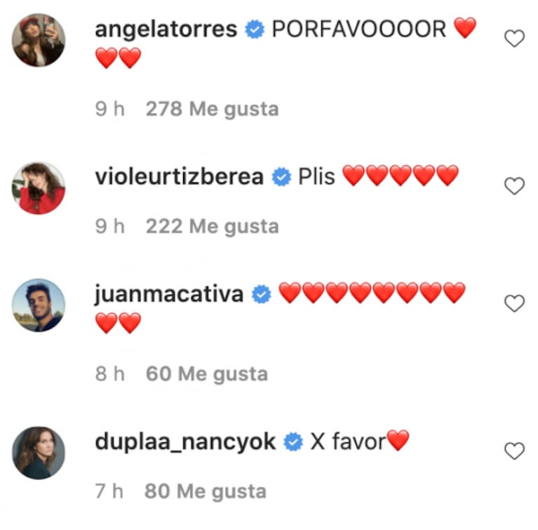 China Suárez publicó un video súper tierno de Amancio junto a Rufina y sus amigas famosas estallaron de amor: "¡Qué hermosura!"