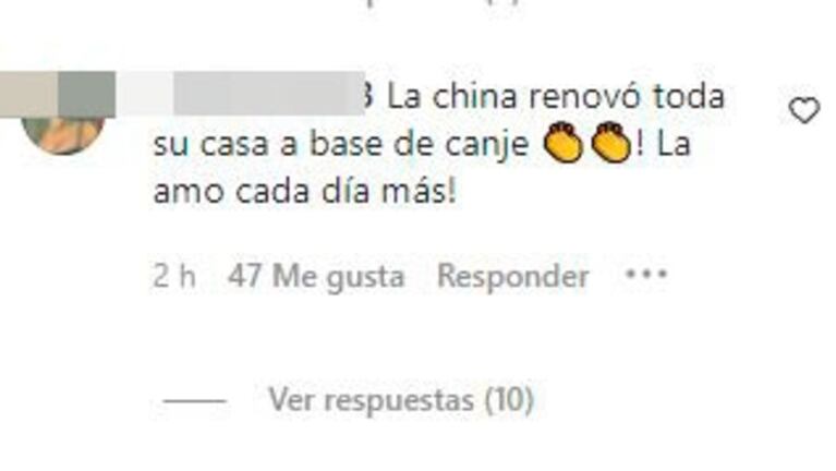 China Suárez publicó una foto cocinando en redes y recibió fuertes críticas: "Vive de canje"