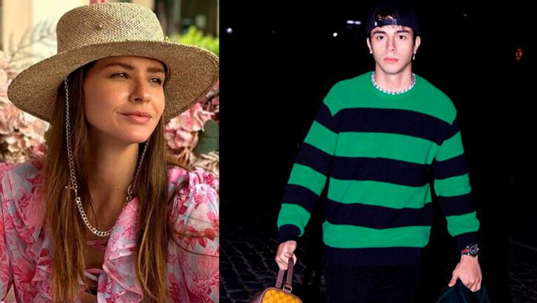 China Suárez reaccionó con un picante comentario al ver las fotos de Rusherking modelando.