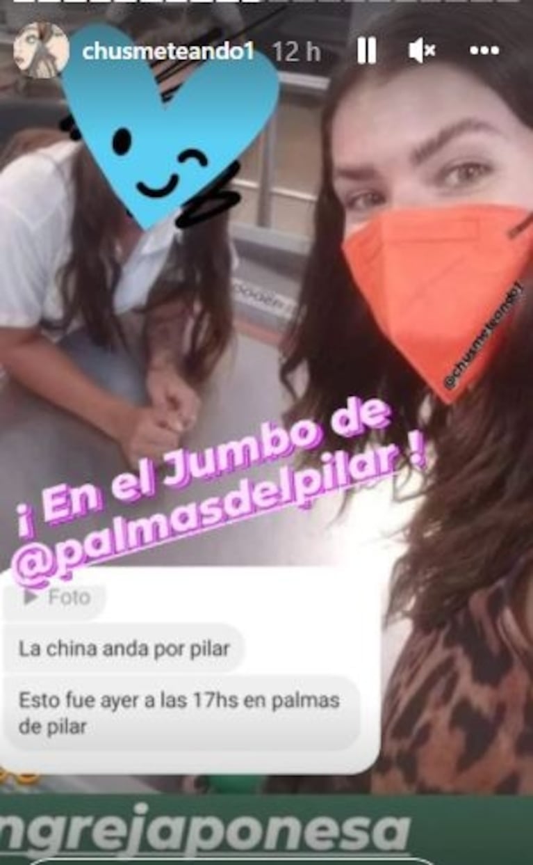 China Suárez reapareció tras los rumores de su viaje a París y de reencuentro con Vicuña: "Anda por Pilar"
