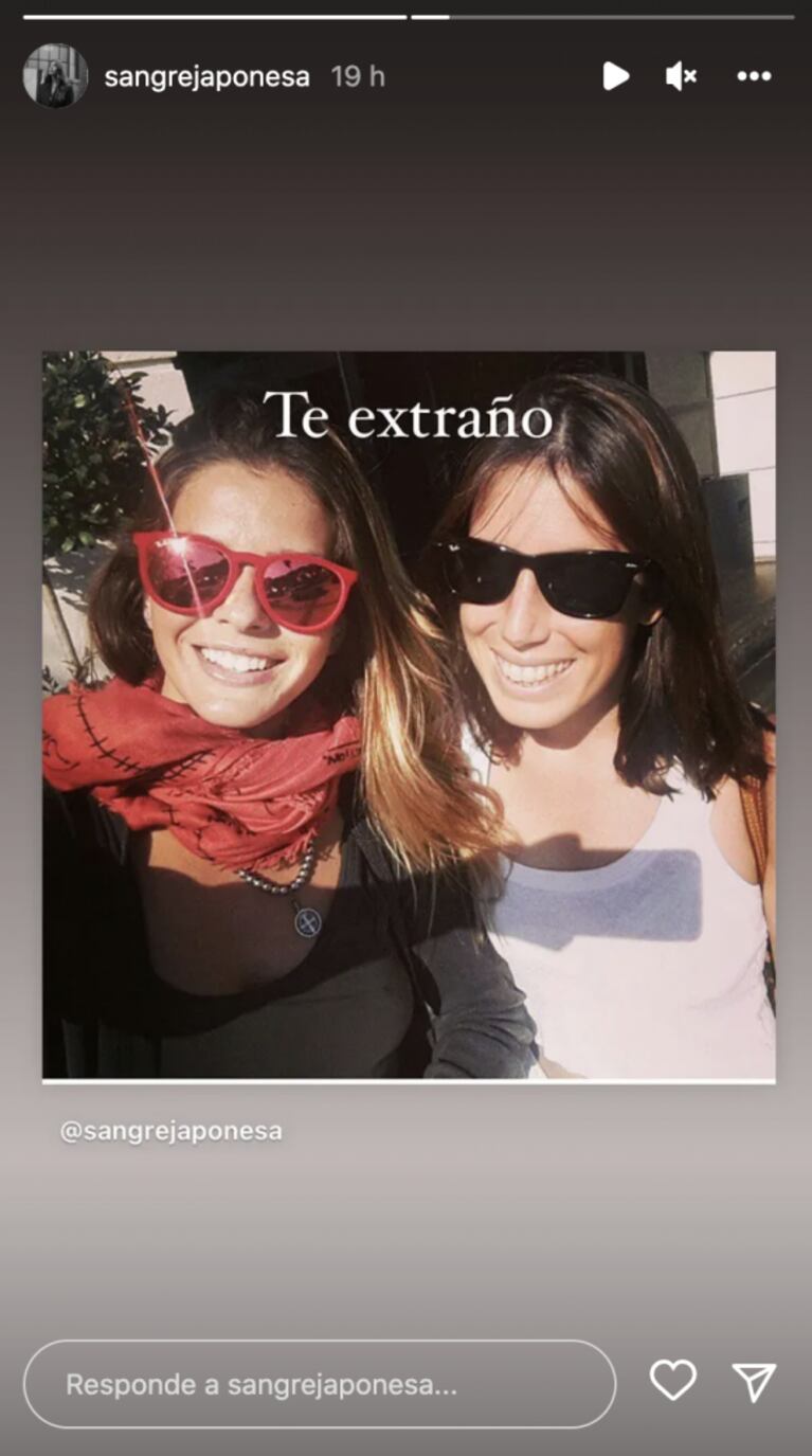China Suárez recordó muy cariñosa a Sofía Sarkany: "Te extraño"