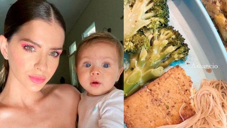 China Suárez reveló cómo son las viandas veganas que le prepara a su hijo Amancio.