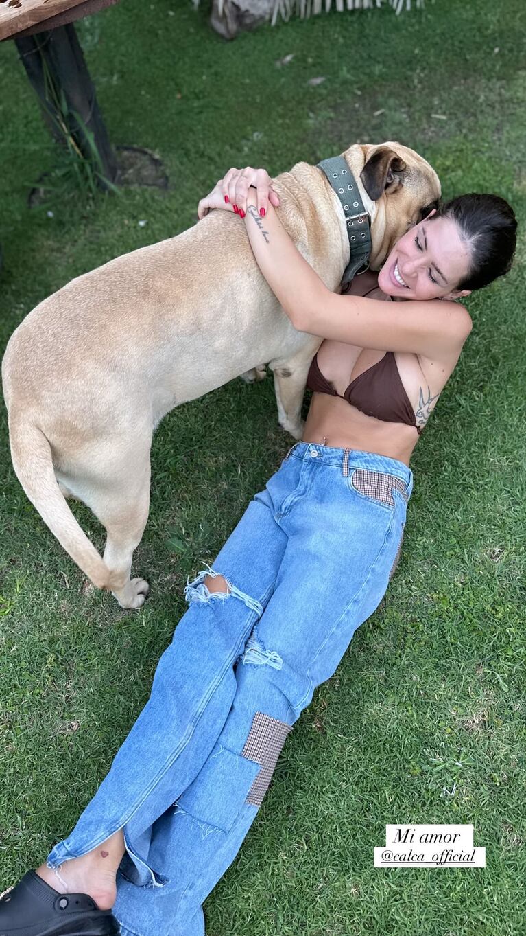 China Suárez se mostró muy bien acompañada y a los abrazos tras distanciarse de Lauty Gram: “Mi amor”