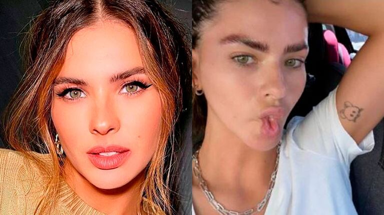 China Suárez se pigmentó las cejas y mostró su nuevo look 