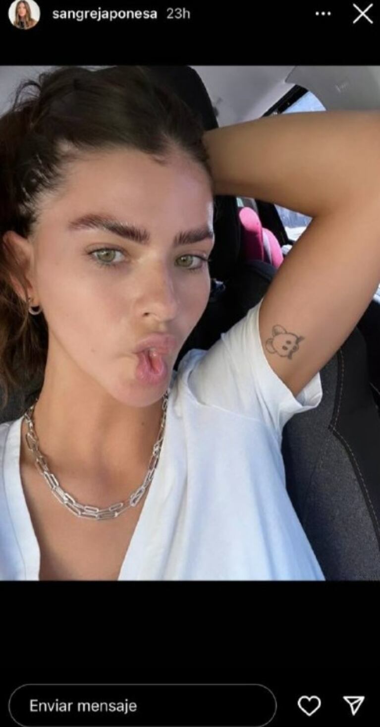 China Suárez se pigmentó las cejas y mostró su nuevo look 