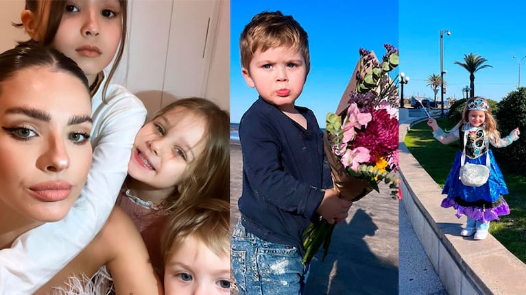 China Suárez terminó de filmar en Uruguay y publicó las fotos más tiernas de su estadía con sus hijos