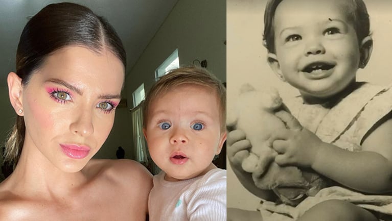 China Suárez vio una foto retro y se sorprendió por su parecido a su hijo.