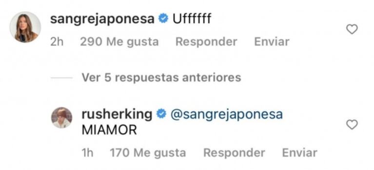 China Suárez volvió a demostrar todo su amor a Rusherking al verlo en una foto