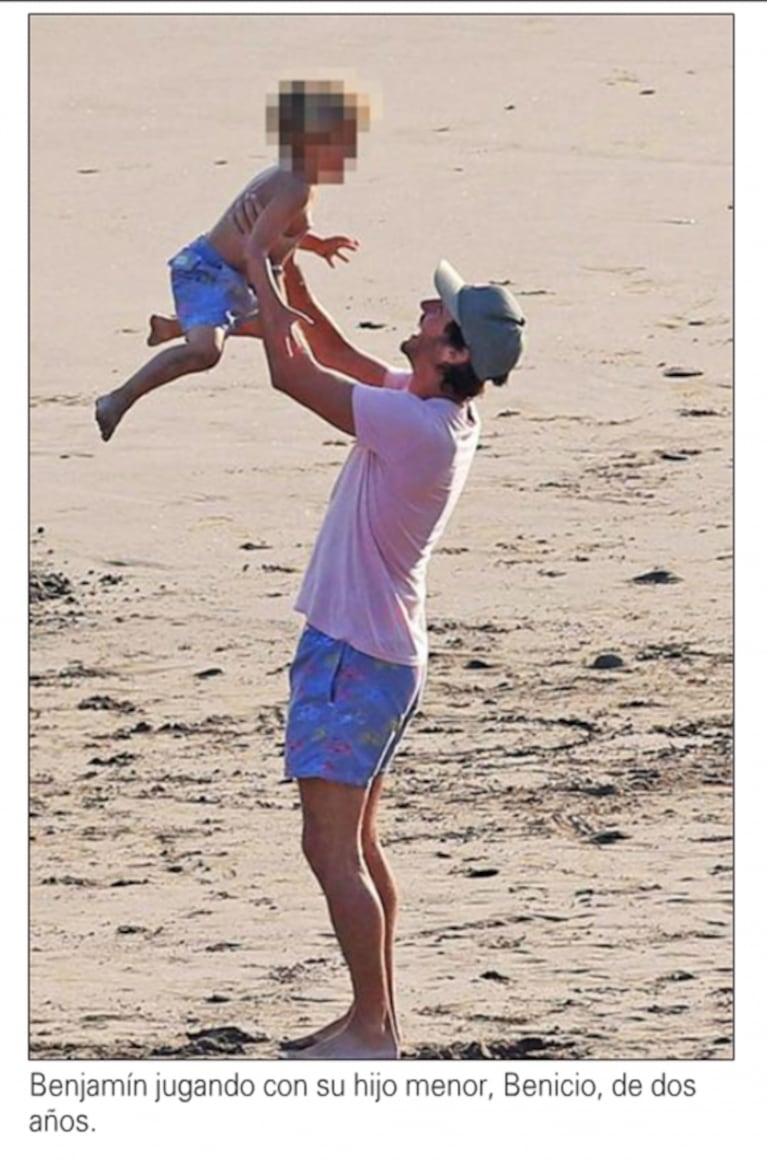 China Suárez y Benjamín Vicuña, junto a todos sus hijos en las playas chilenas de Cachagua