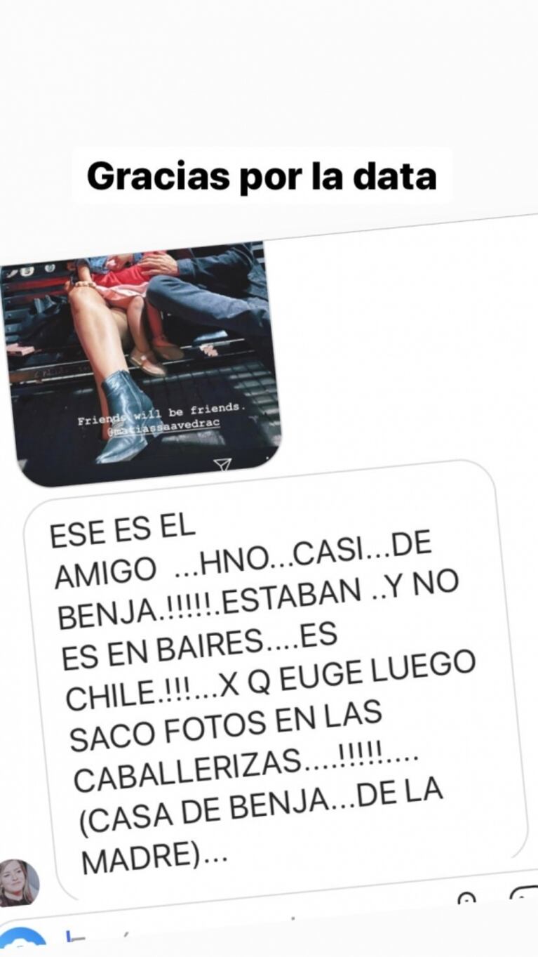 China Suárez y Benjamín Vicuña, juntos en Chile: la imagen del reencuentro con la pequeña Magnolia