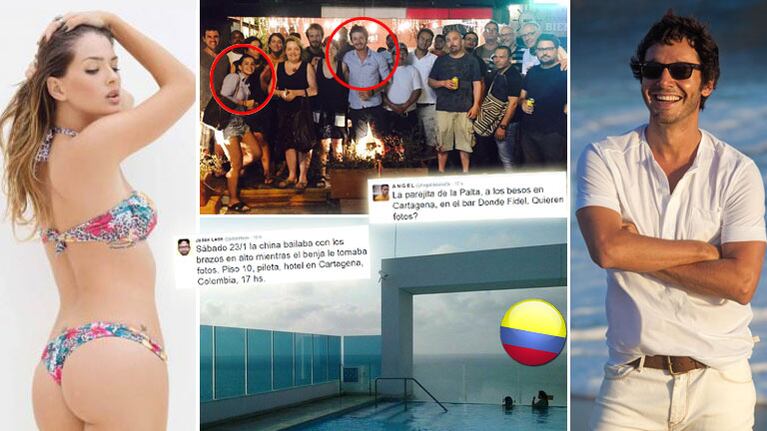 China Suárez y Benjamín Vicuña, juntos en Colombia: rodaje en Cartagena ¿y besos fuera de ficción? (Foto: Web)