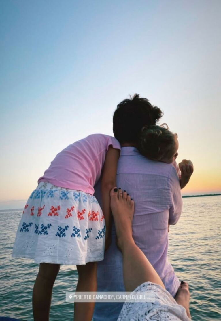 China Suárez y Benjamín Vicuña, mimosos y en familia en Carmelo, tras la separación