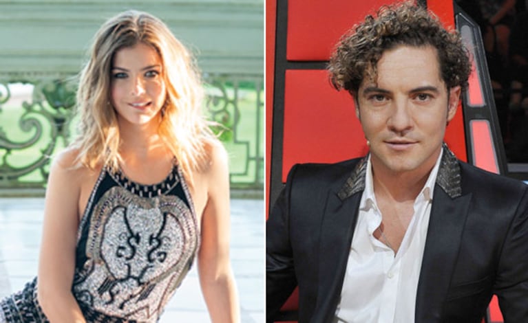 China Suárez y David Bisbal. (Foto: revista ¡Hola! Argentina y Web)