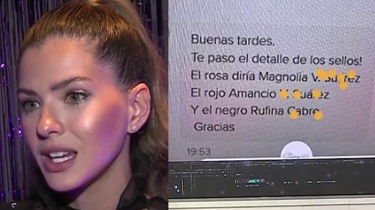 China Suárez y el mensaje que le envió a una emprendedora (Fotos: capturas América TV)
