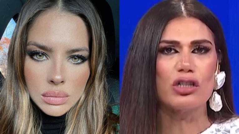 China Suárez y Flor de la Ve (Fotos: Instagram y captura América TV)