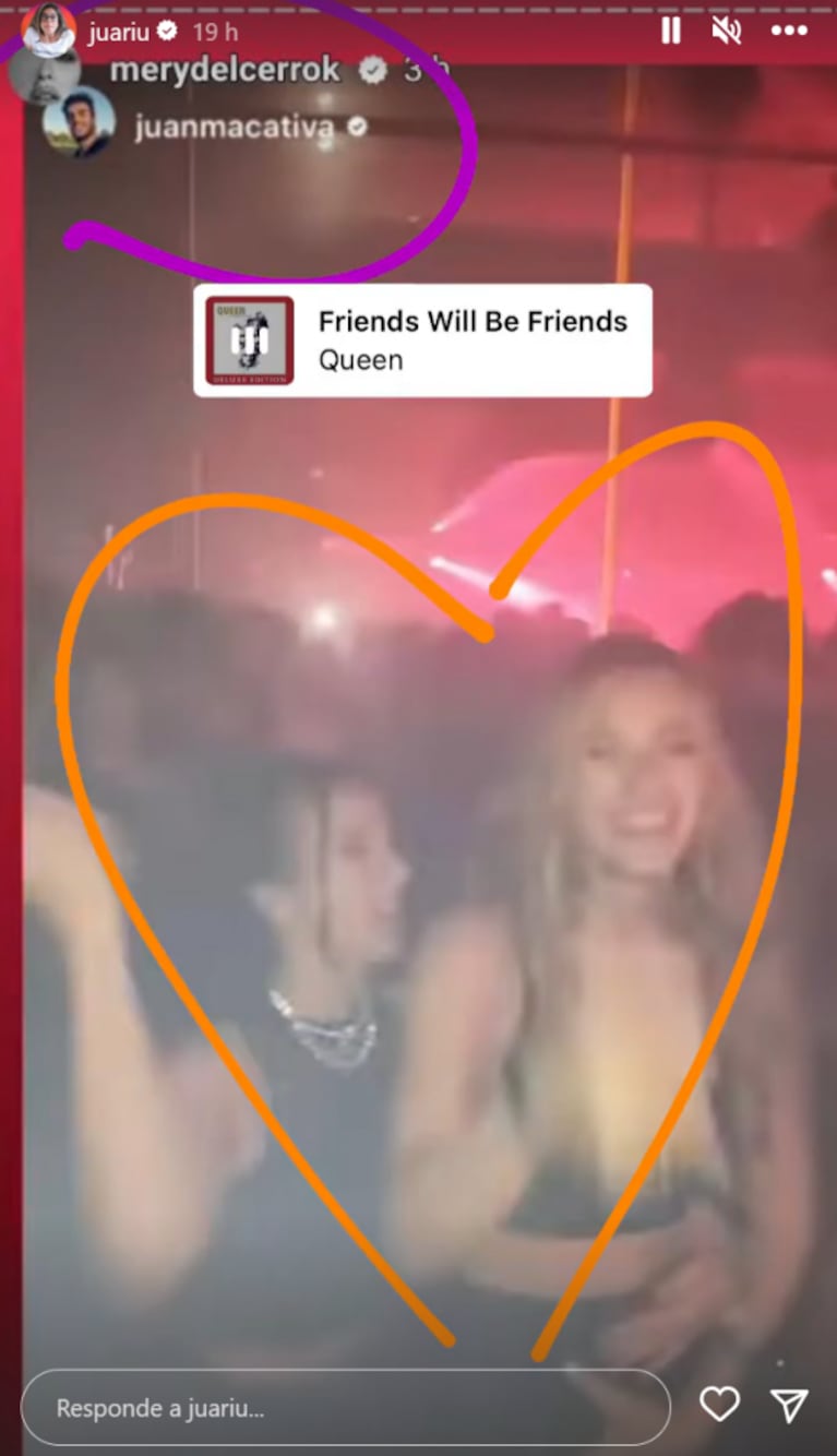 China Suárez y Gime Accardi serían amigas de nuevo: muy compinches en el cumple de Mery Del Cerro