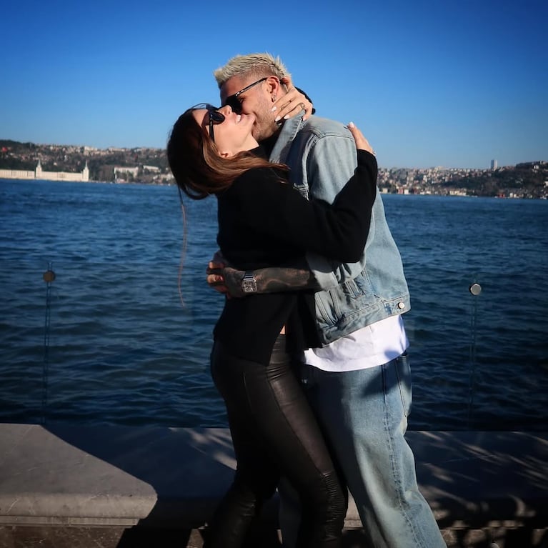 China Suárez y Mauro Icardi. Foto: Instagram mauroicardi