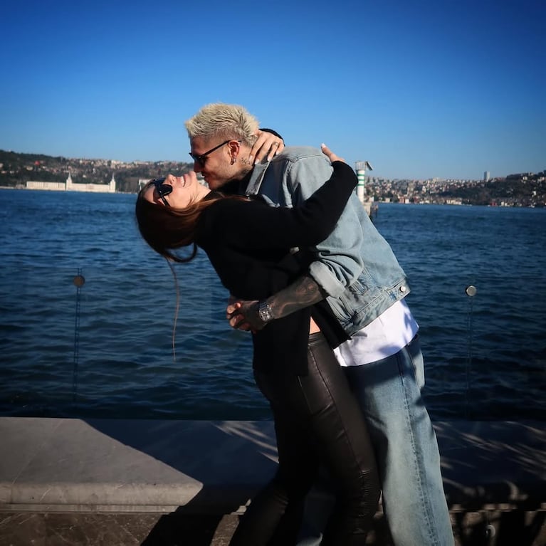 China Suárez y Mauro Icardi. Foto: Instagram mauroicardi