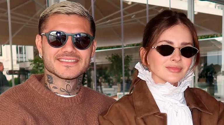 China Suárez y Mauro Icardi (Foto: Instagram @sangrejaponesa)