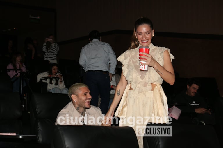 China Suárez y Mauro Icardi. Foto: Movilpress