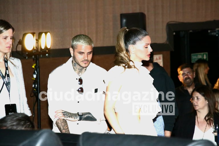 China Suárez y Mauro Icardi. Foto: Movilpress