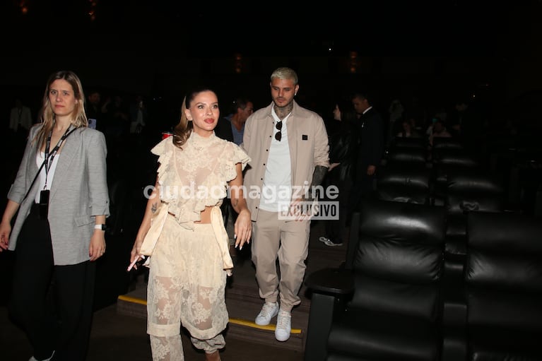 China Suárez y Mauro Icardi. Foto: Movilpress