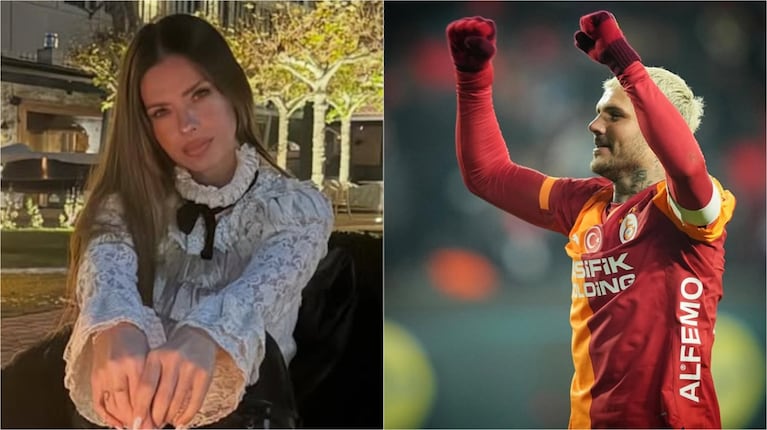 China Suárez y Mauro Icardi. Fotos: Instagram @sangrejaponesa @mauroicardi