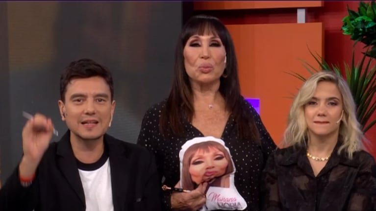 China Suárez y Mauro Icardi se casan (captura de eltrece, La Mañana con Moria)