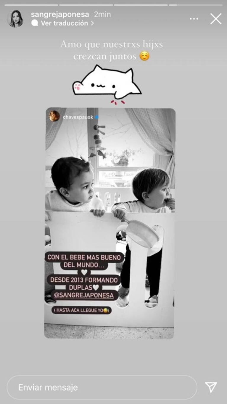 China Suárez y Paula Chaves compartieron una tarde de amigas con sus hijos menores: "Amo que crezcan juntos"