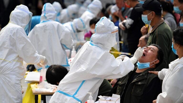 China: una ciudad testeó a 3 millones de personas en dos días por un rebrote de coronavirus. Foto: AFP.