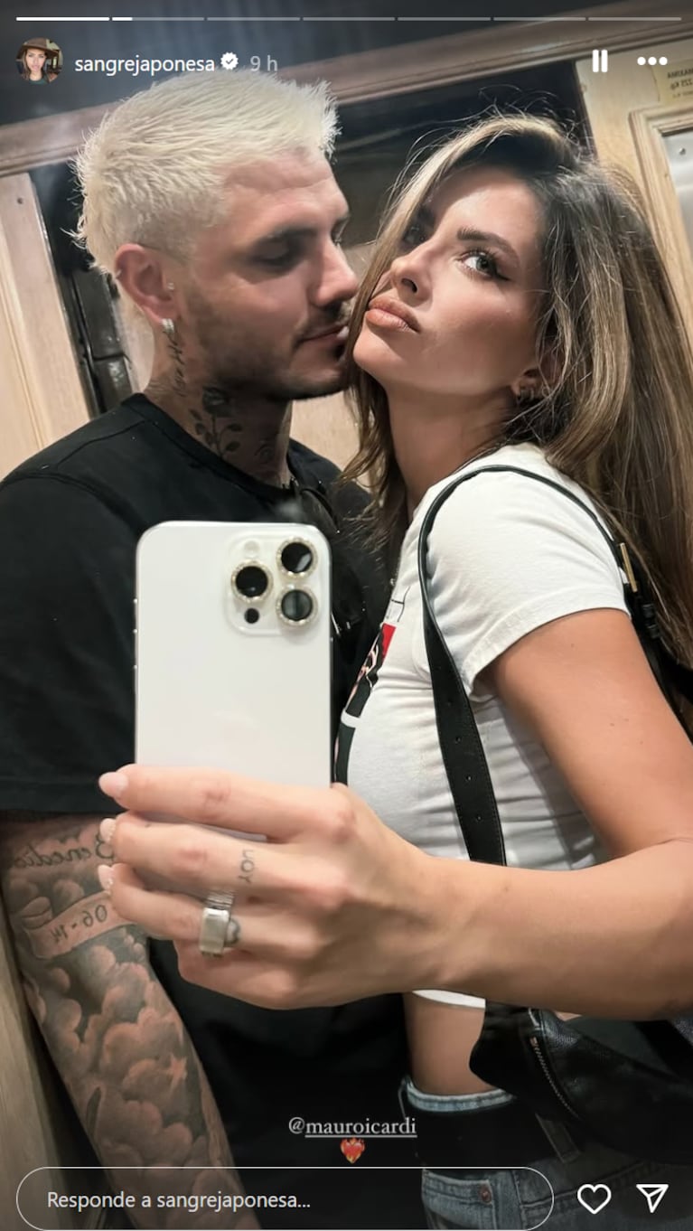 China y Mauro se mostraron enamorados en Instagram.