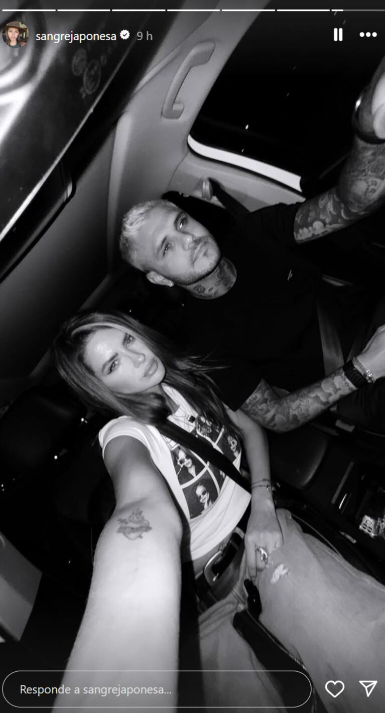 China y Mauro se mostraron enamorados en Instagram.
