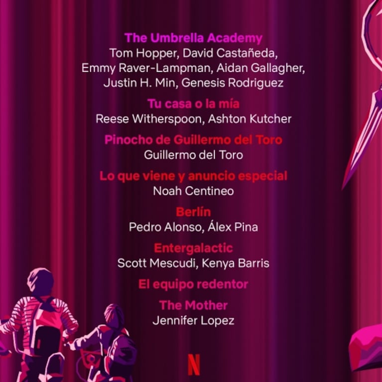 Chino Darín y Peter Lanzani conducirán Tudum, un evento global para fans de Netflix