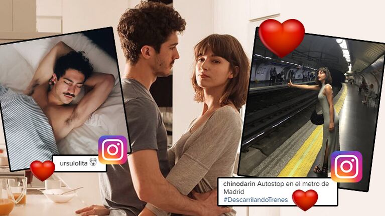 Chino Darín y Úrsula Corberó, enamorados en Madrid (Foto: Instagram)