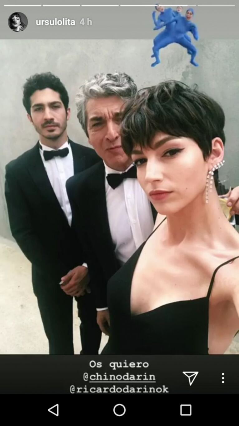 Chino Darín y Úrsula Corberó, romance internacional en el festival de cine de Cannes
