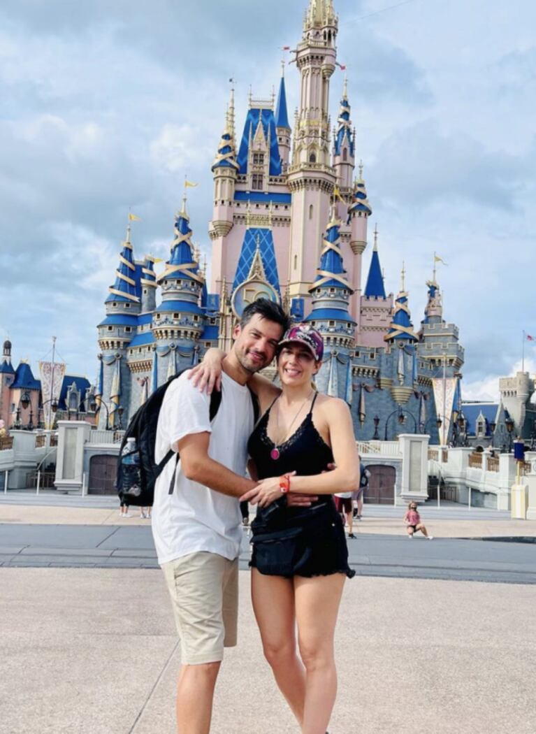 Chino Leunis cumplió su sueño de viajar a Disney con su familia ensamblada: las fotos de una luna de miel distinta 