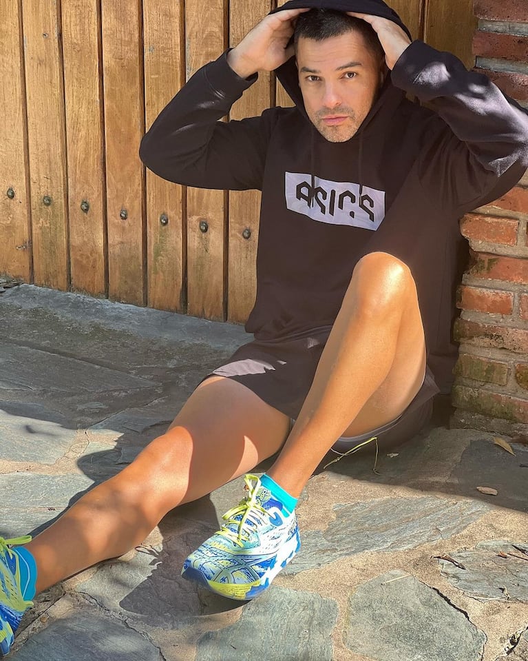 Chino Leunis en modo atleta.