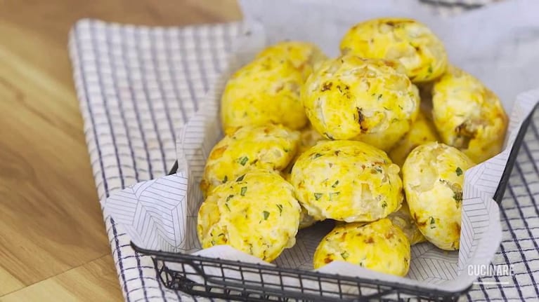 Chipá caprese, receta