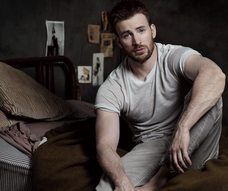 Chris Evans y su debilidad por los perros de rescate