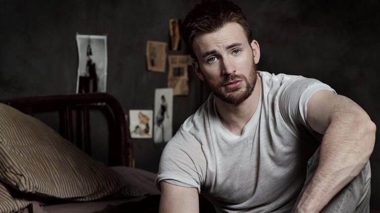 Chris Evans y su debilidad por los perros de rescate