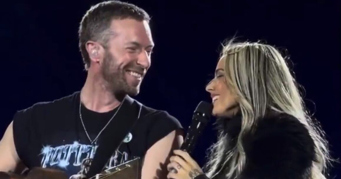 Chris Martin sorprendió a los fans de Tini Stoessel: cantó en Futttura | Créditos: X TINI Data