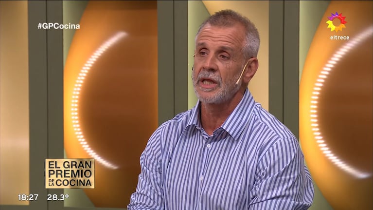 Christian Petersen se emocionó al despedir a Belén en el gran premio de la cocina: “Sos la ganadora absoluta”. Fuente: Captura