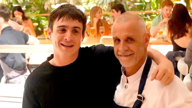 Christian Petersen y su hijo Hans (Foto: Instagram @hhhaaaannnnsss)