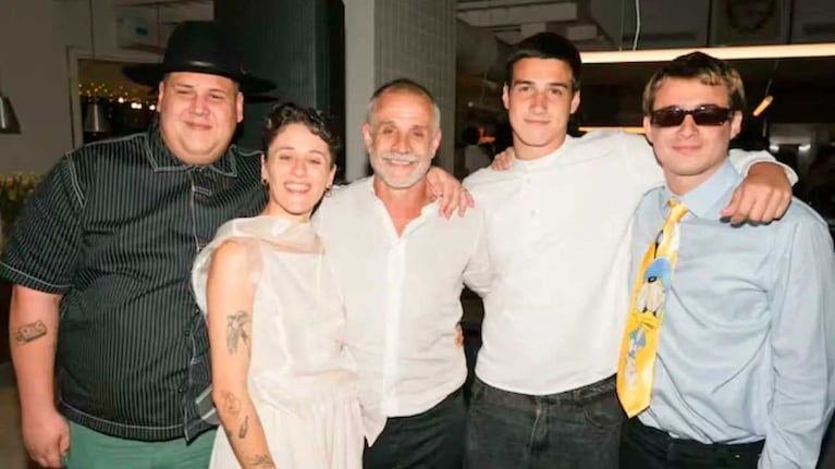 Christian Petersen y sus hijos (Foto: Instagram @hhhaaaannnnsss)