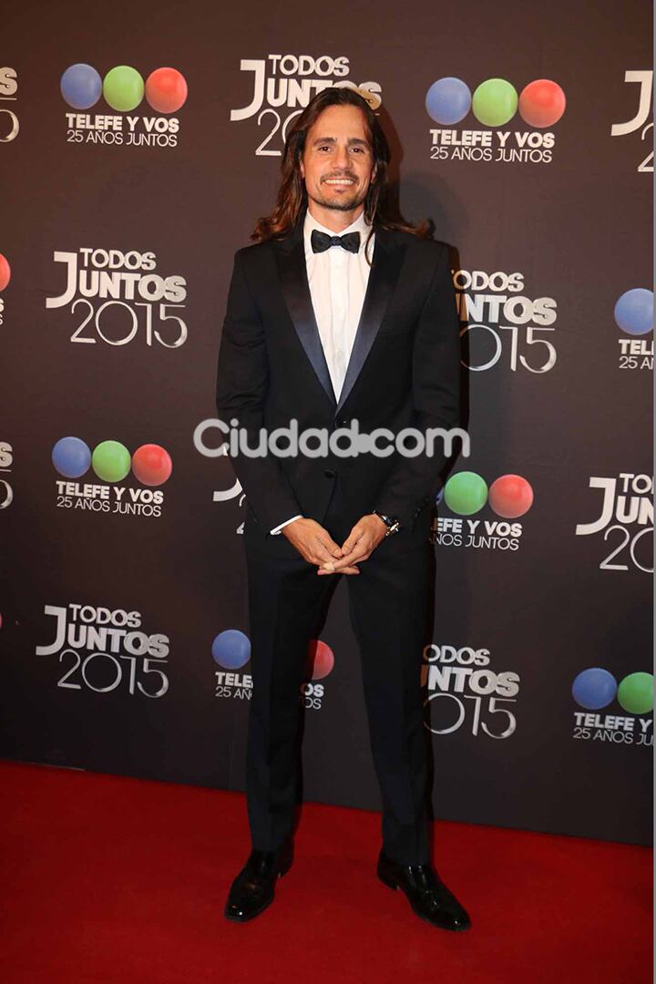 Christian Sancho, en la fiesta de Telefe. (Foto: Movilpress)