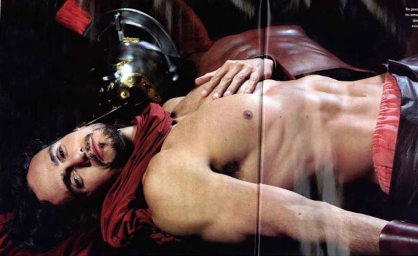 Christian Sancho en "Marco Antonio y Cleopatra". (Foto: Revista Gente)