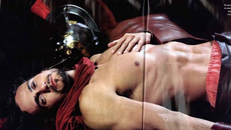 Christian Sancho en "Marco Antonio y Cleopatra". (Foto: Revista Gente)